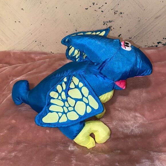 Vintage Fisher price Roaring Dinosaur Pterodactyl Dragon Puffalump - Picture 2 of 7